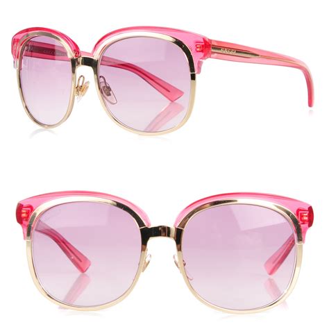 gucci pink glasses on person|pink gucci sunglasses for women.